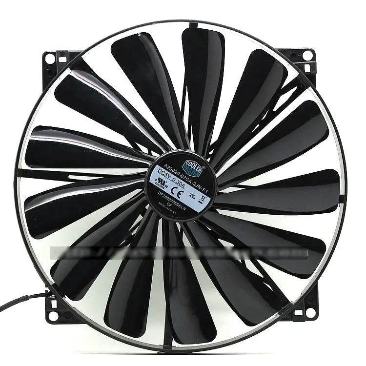 Оригинальный A20020-07CA-2JN-F1 df2002005вручную 5V 0.30A 20 см 200*200*20 мм USB-вентилятор охлаждения -