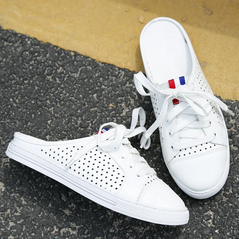 Женские ленивые туфли женские Вьетнамки новая Универсальная удобная женская