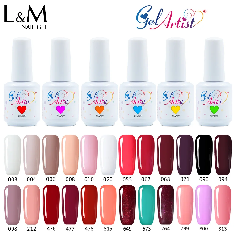 Гель лак для дизайна ногтей 22 цвета 1 Топ база 24 шт.|art activities|nail art diamondnail f |