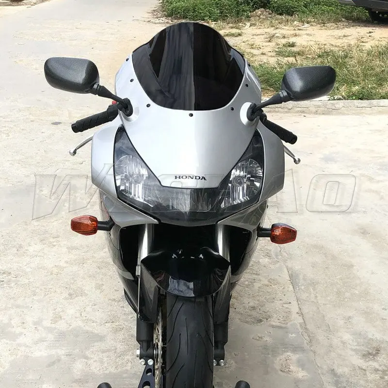 Мотоцикл двойной пузырь лобовое стекло ветер экран для 2002 2003 Honda CBR900RR CBR954RR CBR 900 954 RR 02 03 Fireblade Черный