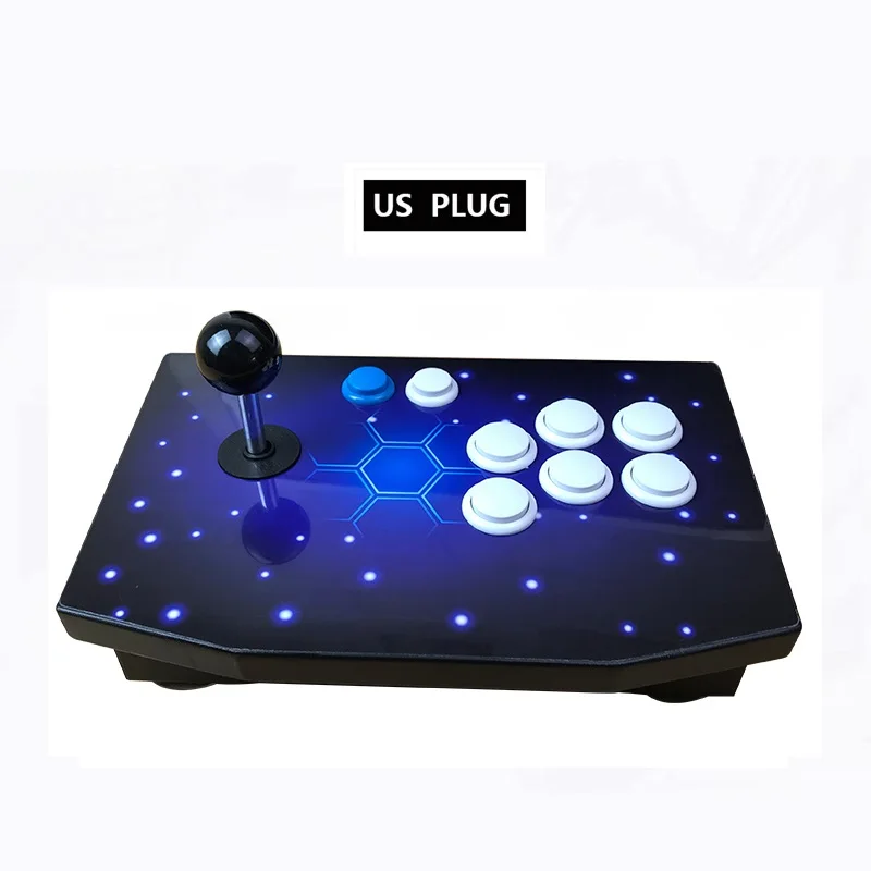 Blue US Plug Pandora Box 9D 2500 В 1 аркадная игровая металлическая консоль 1 игровой контроллер консоль HDMI VGA USB выход PS3 ТВ ПК - Цвет: Blue US Plug