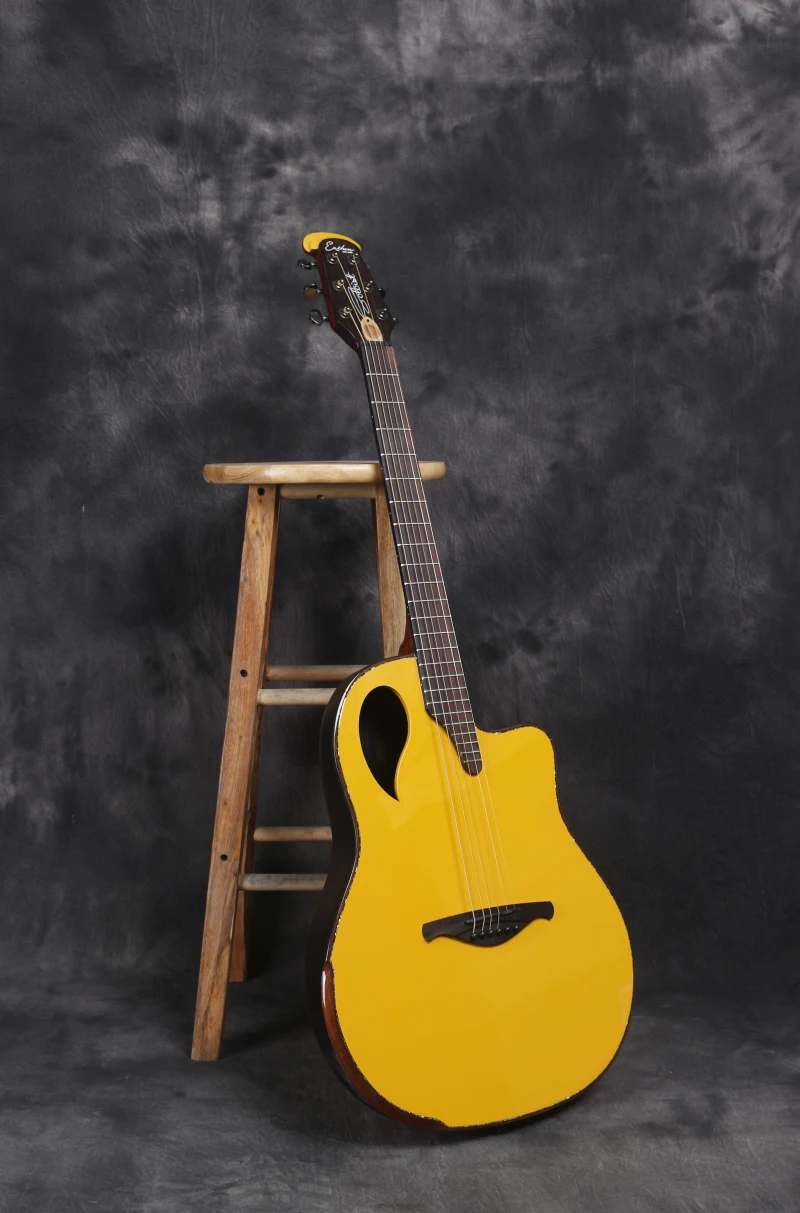 Высокое качество с круглыми спинками Овация акустико электрогитары карбидный