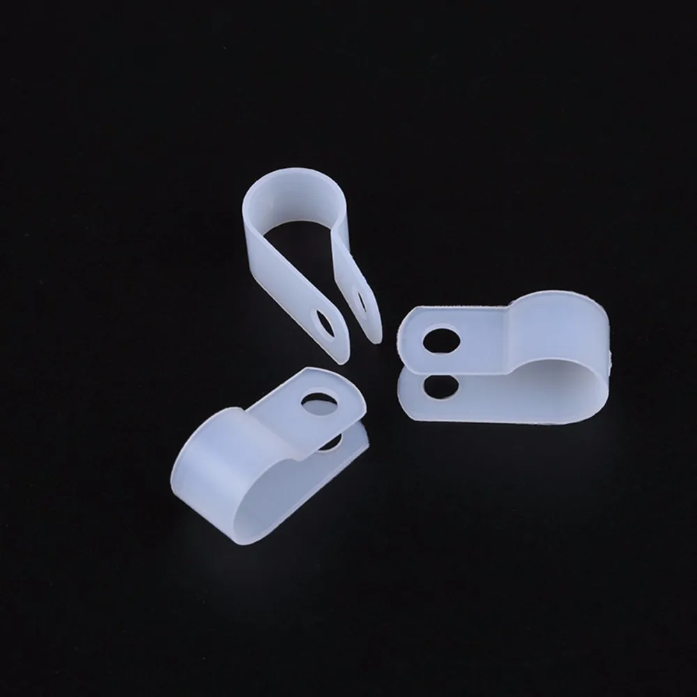 Кабельные Зажимы диаметром 19 мм R образные кабельные зажимы R19 белый или черный