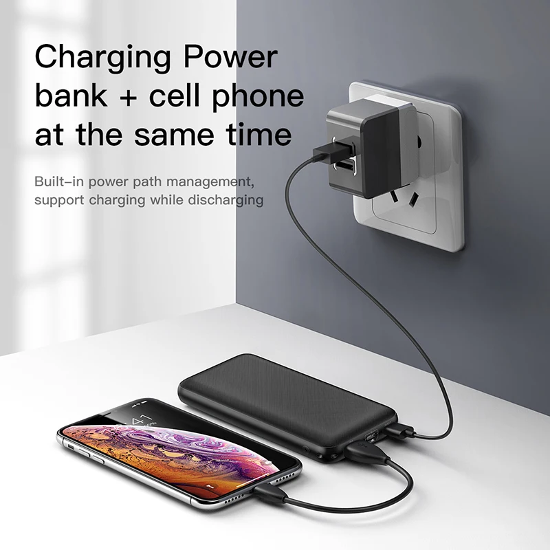 Внешний аккумулятор Baseus 20000 мА/ч для iPhone samsung huawei Xiaomi внешний 3A type C PD3.0 быстрая