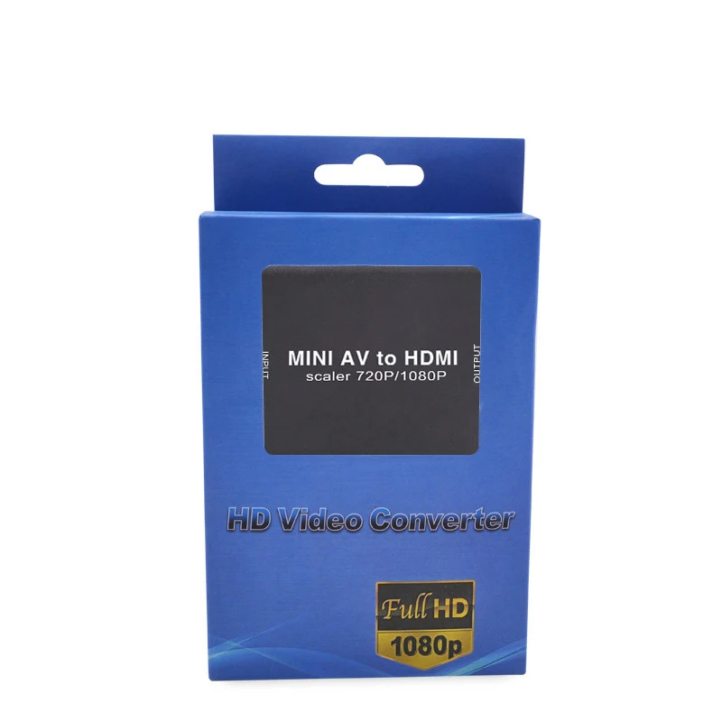 Оригинальный Композитный RCA AV HDMI cvbs к адаптер Поддержка HD 720 P 1080 видео из в Мини av2