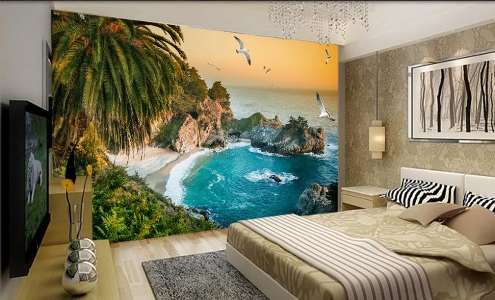 3d обои пейзаж ТВ фон красивые пейзажи стереокоррекция природа|wallpaper nature|3d wallpaper