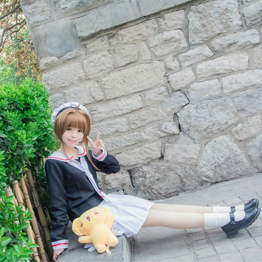 Костюм для косплея VEVEFHAUNG Cardcaptor Sakura Clearcard костюм Kinomoto Tomoyo Daidoji школьная форма