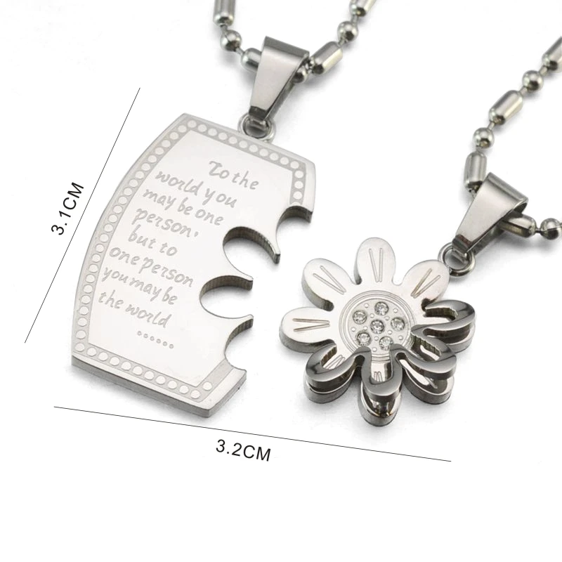 Цепочка с подвеской в виде маргаритки для мужчин и женщин 60 см|pendant necklace|necklace