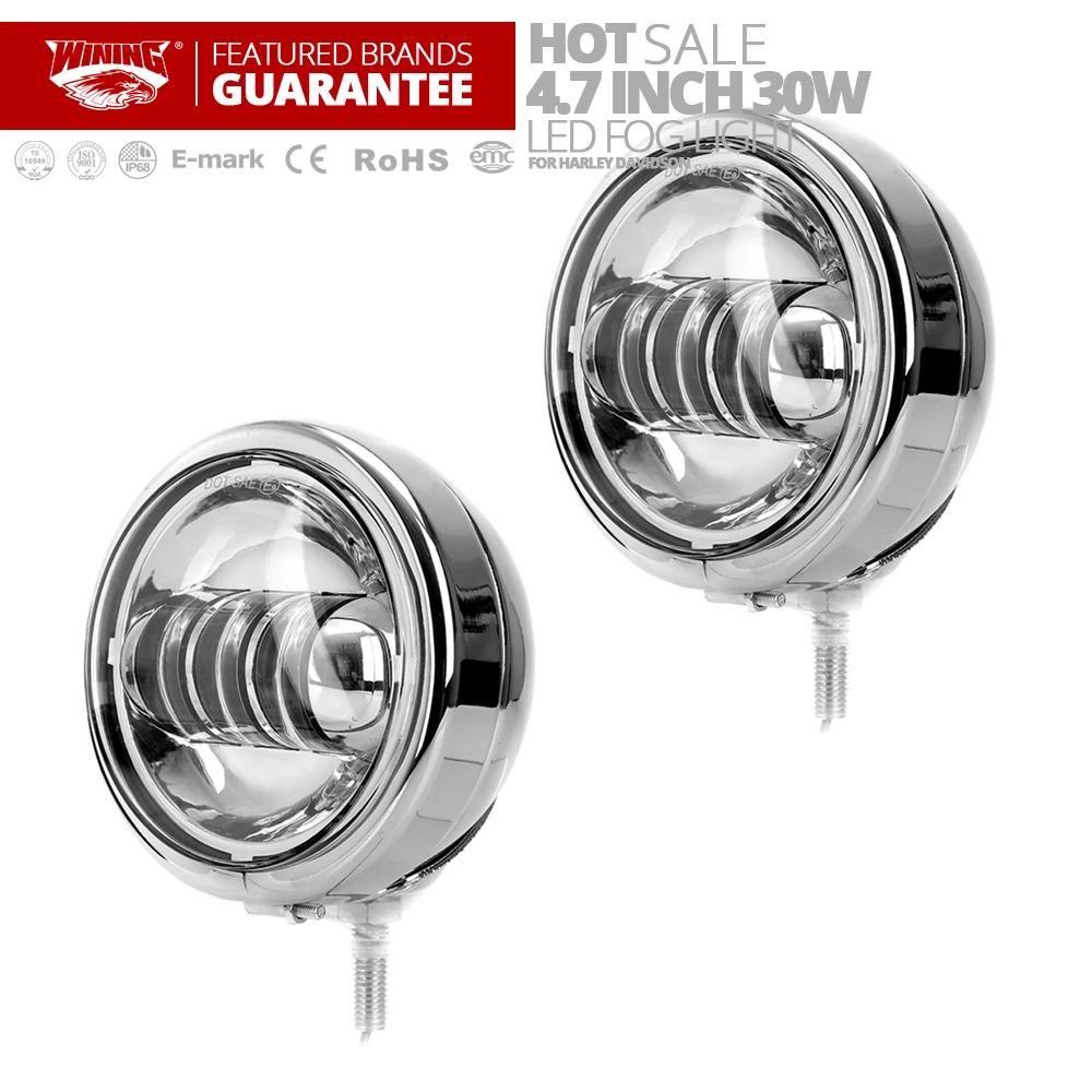 Хромированный 4 5 дюймовый светодиодный дополнительный прожектор проходящий