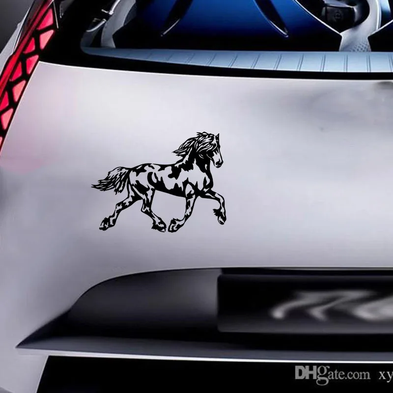 Виниловая наклейка с лошадью на автомобильное окно бампер стену Love Wild Stallion Mustang |