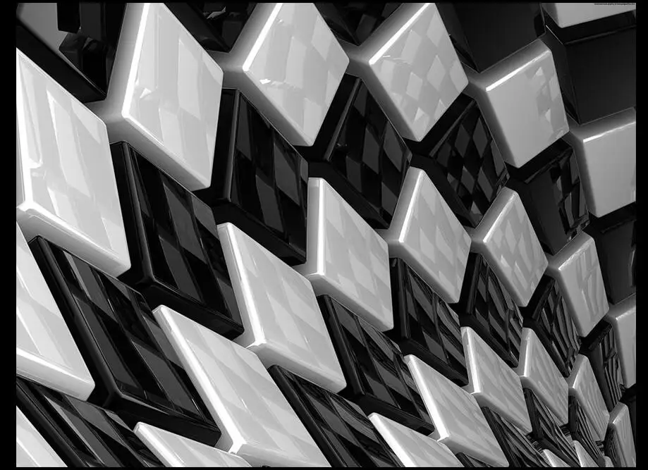 Beibehang пользовательские пол рисунок 3D стерео черный и белый трехмерная коробка Творческий пол Гостиная Ванная комната украшения