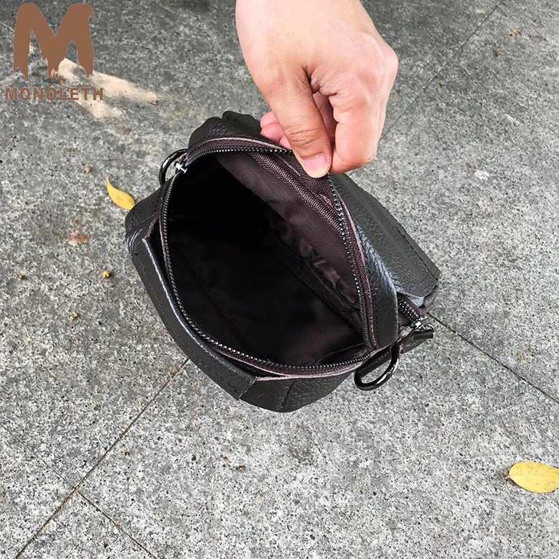 Monoleth Для мужчин Водонепроницаемый сумка Бизнес Повседневное из натуральной кожи