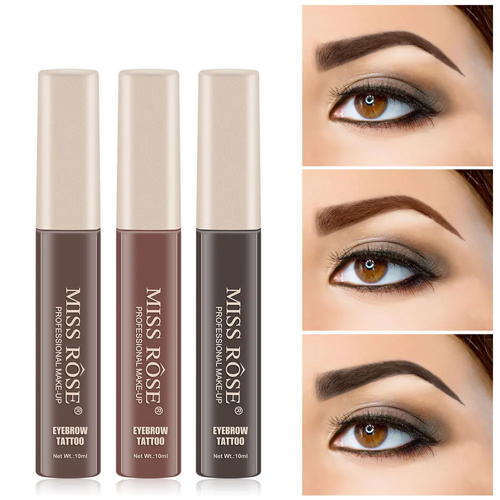 9 цветов крем для бровей гель водонепроницаемый черный коричневый Натуральный