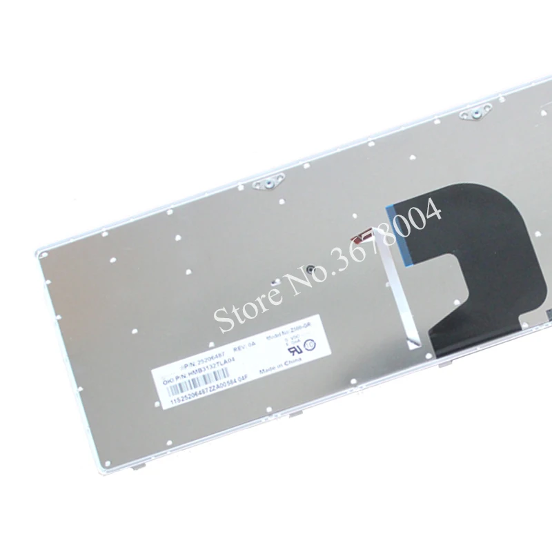 Новая немецкая клавиатура для ноутбука Lenovo Ideapad Z500 Z500A Z500G P500 с подсветкой Led GR
