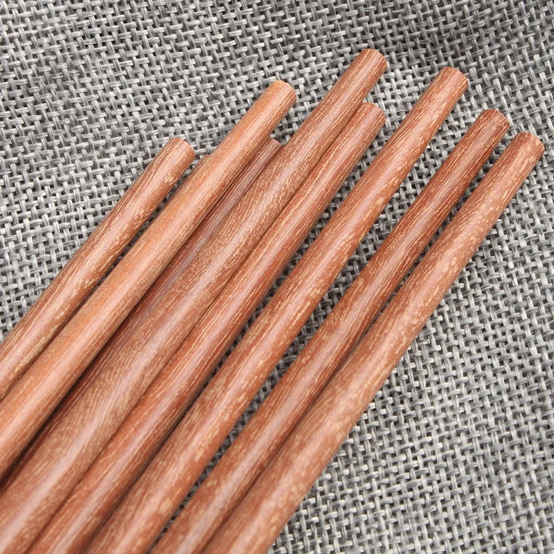 100 пар/лот лаковые красные палочки для еды без воска здоровые деревянные ресторан