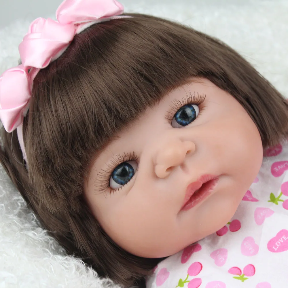 55 см 22 дюйма KAYDORA Victoria Reborn Baby Dolls силиконовые реалистичные куклы с полным корпусом