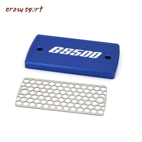 Blue 1PC Передний тормозной цилиндр сцепления жидкость резервуар Крышка для SUZUKI GS500E GS500F GS 500E/500F GS500 E/F 2005 аксессуары для мотоциклов - Цвет: Blue 1PC