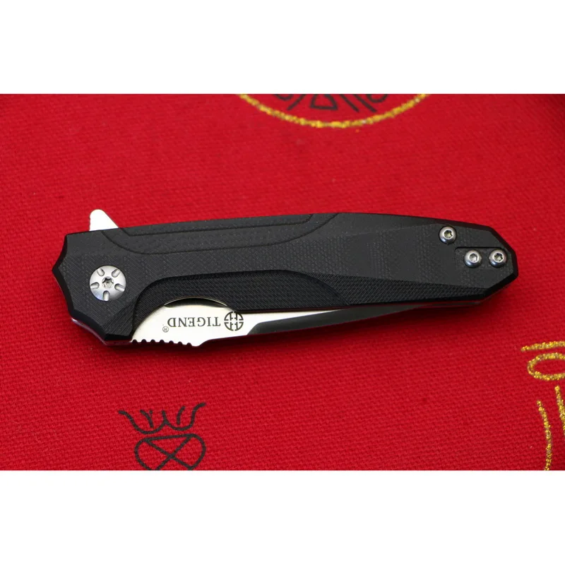 TIGEND CF1818 Флиппер складной нож D2 лезвие G10+ стальная ручка Кемпинг Охота Открытый выживания карманные кухонные ножи инструменты