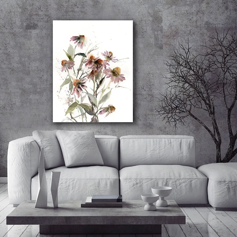 Nordic Poster Plants Leaf Art Print Wall Pictures for Living Room Canvas Painting Unframed Home Decor Paint | Дом и сад