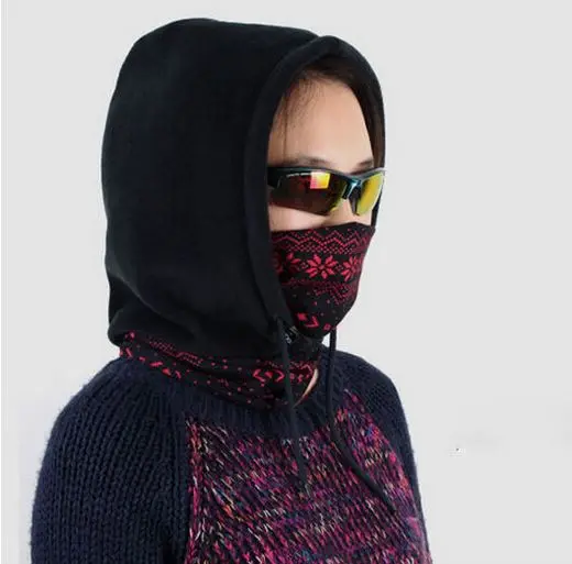 Женские и мужские зимние спортивные шапки SAHOO Флисовая теплая велосипедная маска