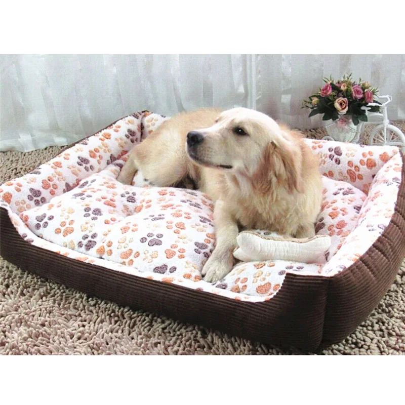 Pawstrip 6 размеров лапа для домашних животных зимняя кровать собак Хаски Лабрадор