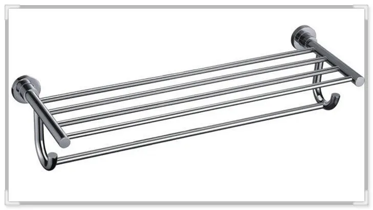 Вешалка для полотенец латунь хром одежда вешалка аксессуары ванной комнаты