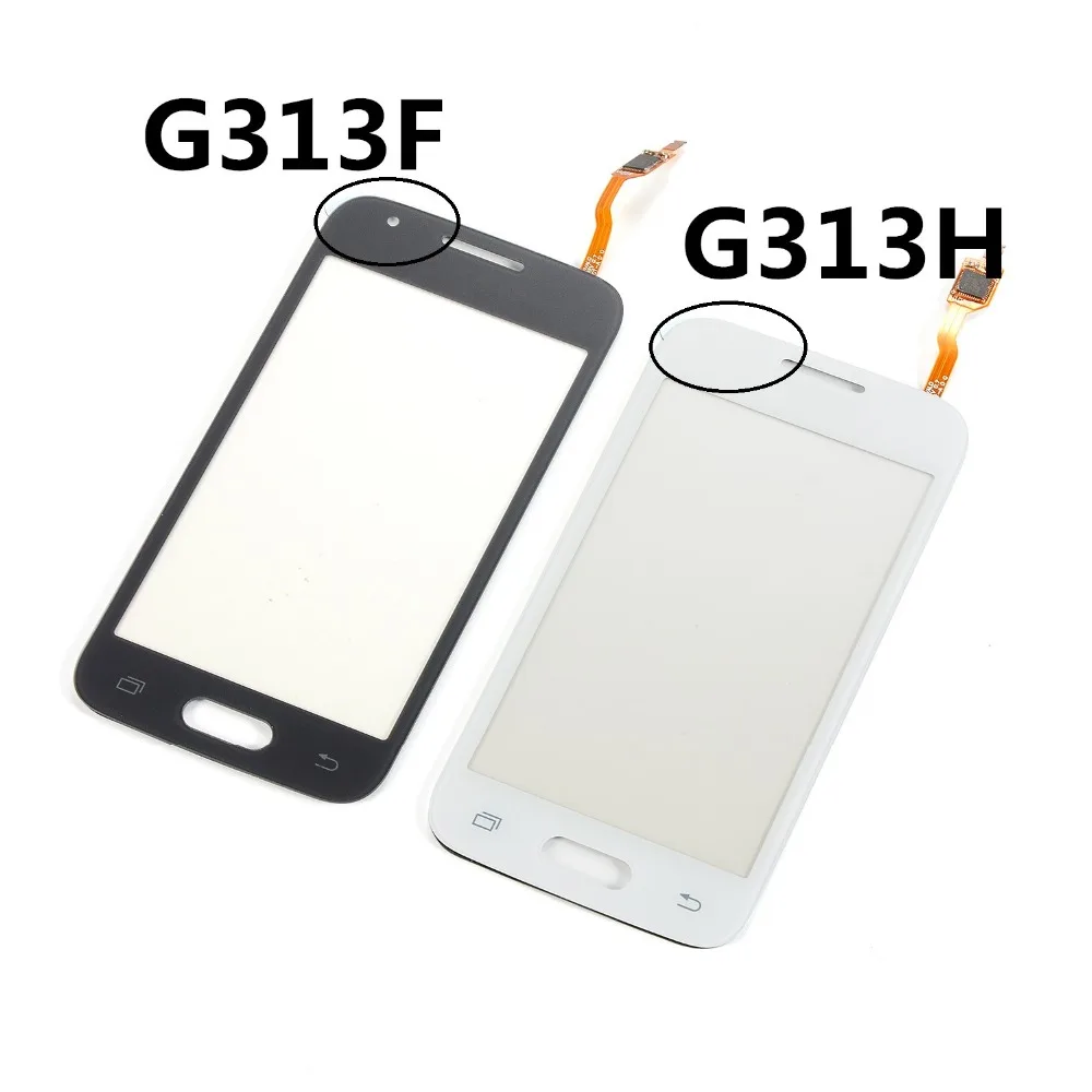 Для Samsung Galaxy DUOS Ace 4 G313 G313F G313H сенсорный экран дигитайзер сенсор внешняя стеклянная