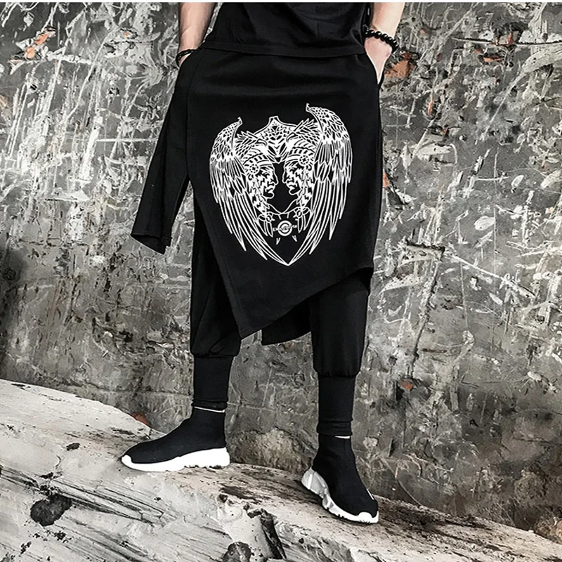 Новые мужские авангардные дизайнерские брюки-карандаш с рисунком Фараона из