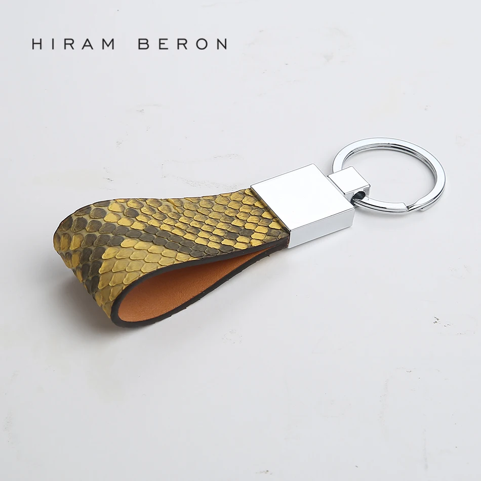 Держатель для ключей Hiram Beron из кожи питона роскошный подарок женщин и женщин|key