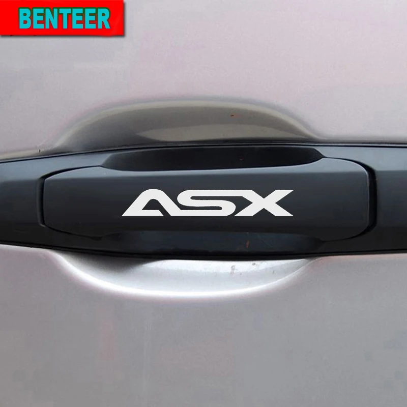 4 шт. наклейка на дверь автомобиля из ПВХ для MITSUBISHI ASX Lancer Outlander автомобильные