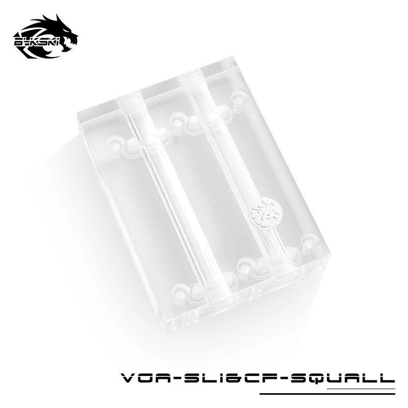Bykski SLI/CF мульти-карта SLI мост модуль акриловая коробка головка для видеокарты VGA-SLI и CF-SQUALL