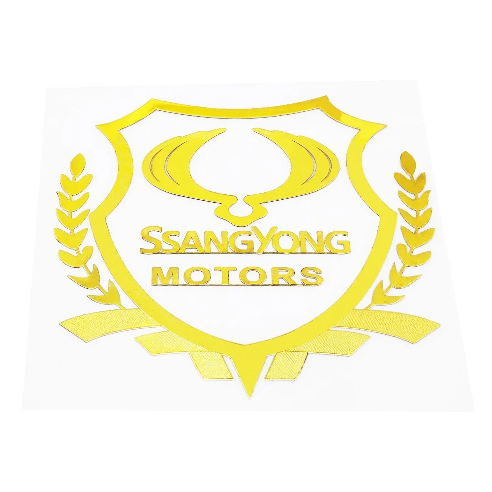 Наклейка на окно автомобиля эмблема наклейка автостайлинг для Ssangyong Korando Actyon Kyron