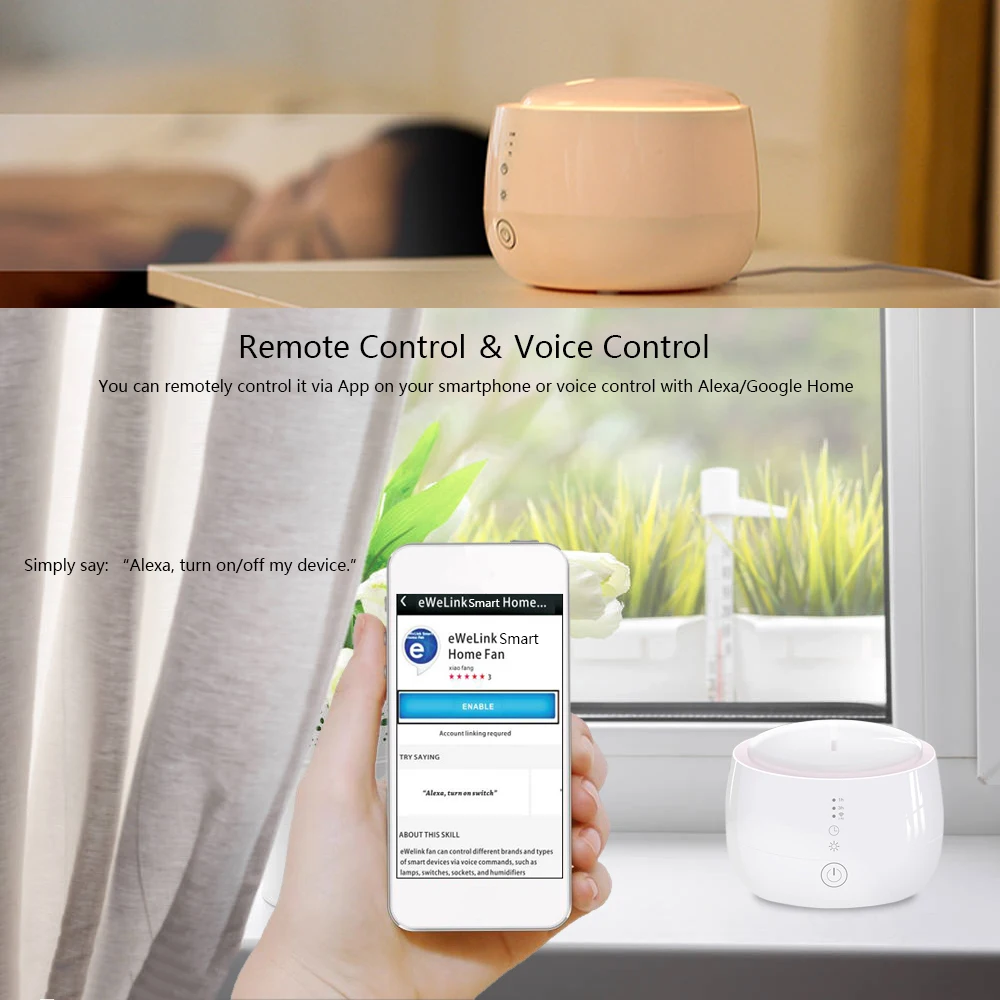 Приложение умное управление тихий диффузор эфирного масла ультразвуковой