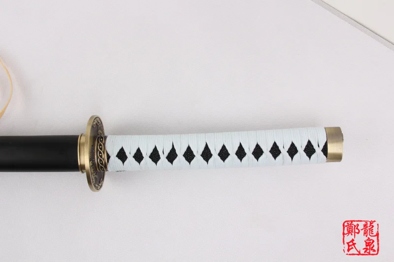 Free Shipping Yamato Sword Real Steel Blade Japanese Katana Decorative Swords For Devil-May- Cry- Vergil's Cosplay Props - Цвет: Черный