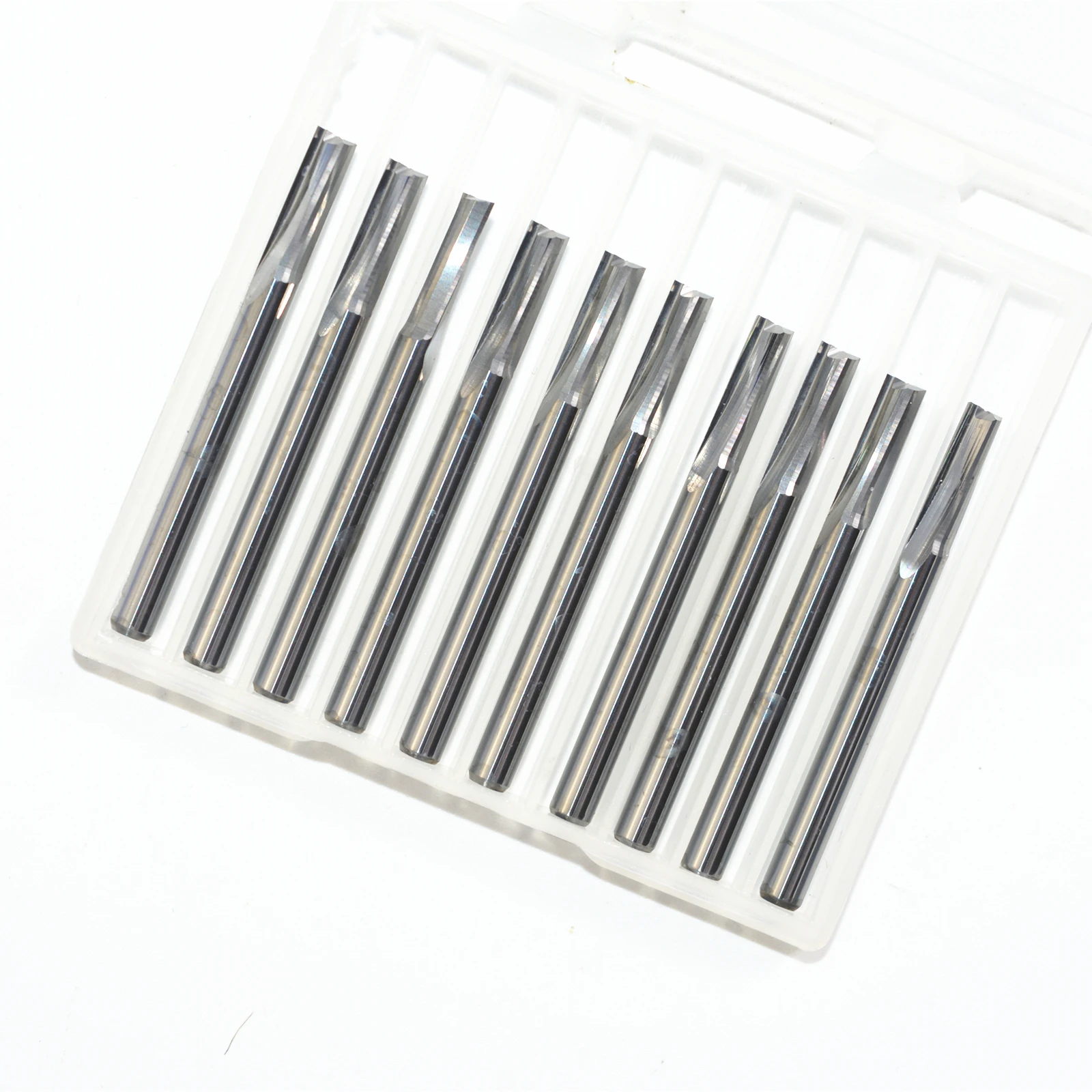 Фрезы с 2 прямыми канавками 3 175 мм * 10 шт.|acrylic supplies|tools car boot boxesacrylic earring display stand |