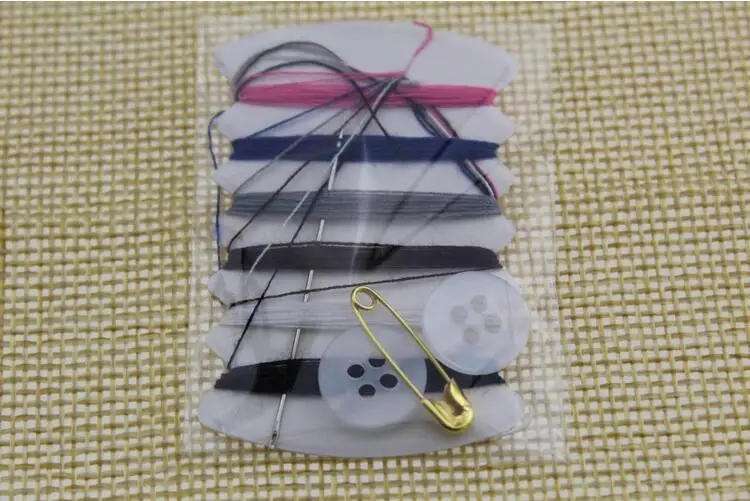 Новый 100 Набор Мини Портативный комплект для шитья игольчатая нить набор штифтов