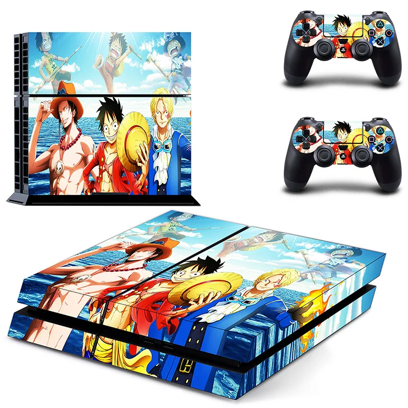 Homereally Стикеры PS4 Стикеры аниме Одна деталь наклейка кожи для Sony PlayStation 4 контроллера и консоли PS4 кожи aeeceeosy