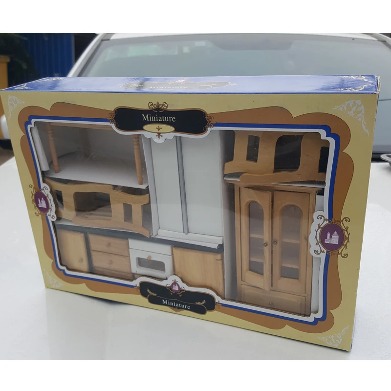 A01-X040 детский подарок игрушка 1:12 кукольный домик мини миниатюрная мебель rement кукла аксессуары кухонные наборы холодильник 8 шт