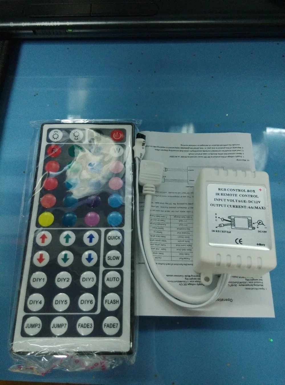 1 шт. 12В 44Key ИК инфракрасный пульт дистанционного управления для RGB светодиодной