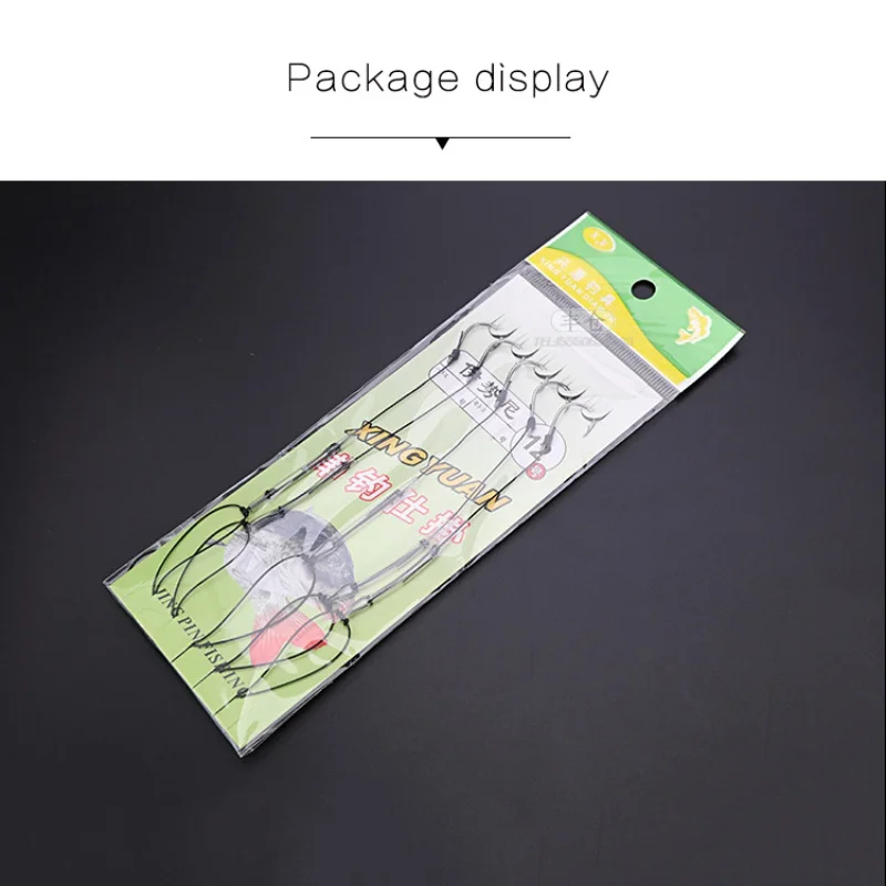 

Anti-winding Fishhook Fishing Steel String Hook Barb Sea Fishing Hook Nylon Line Fishing String Fishing Tackle Accessary