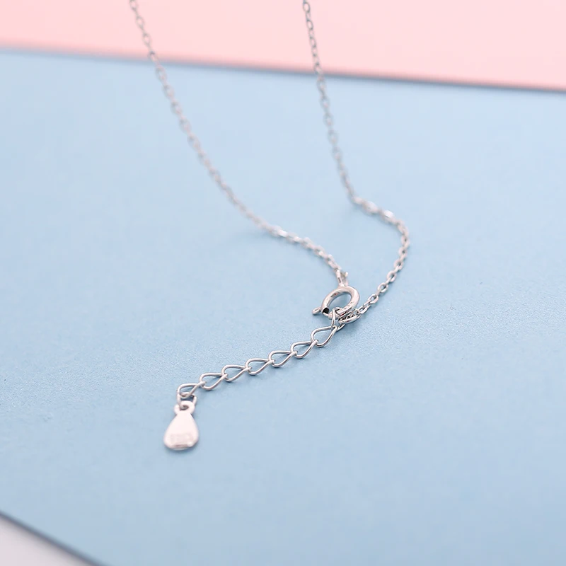 Bijoux богемное серебро 925 пробы хвост русалки ожерелья для женщин Boho рыбы ювелирные изделия-ожерелья украшения на шею
