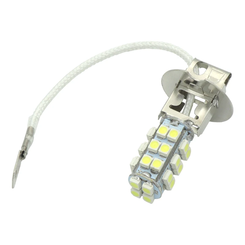 2 шт. H3 LED 28SMD Автомобильная противотуманная фара, дневные ходовые огни, белый DC 12 В, высокое качество, автомобильные лампы, белые 6000K Автомобильные противотуманные фары