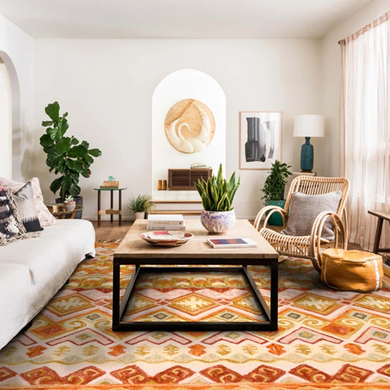 Kilim 100% богемная Персия шерстяной роскошный ковер для гостиной индийский с