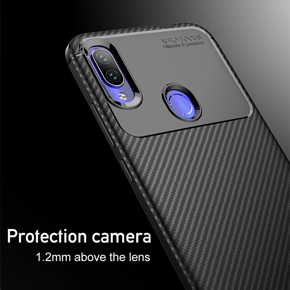 Heyytle Ultra Thin Silicone Case For Xiaomi Mi 8 Lite 9 se F1 Go Full Cover Redmi Note 5 6 7 Pro Plus 6A Carbon Fiber |