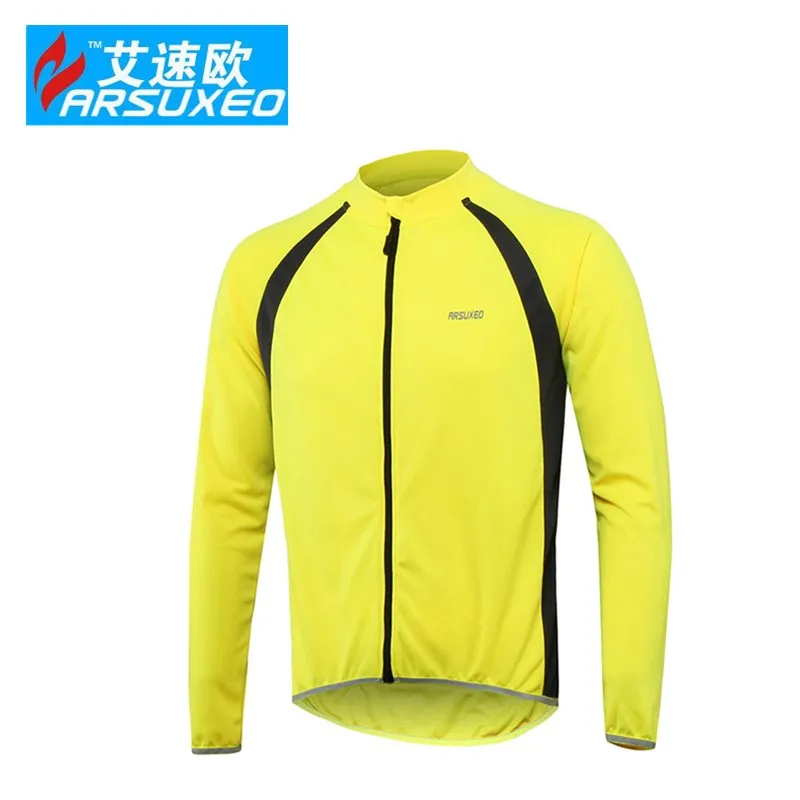 ARSUXEO уличная спортивная велосипедная майка roupa ciclismo с длинным рукавом весна осень одежда для велосипеда MTB футболки Одежда для велосипеда Джерси