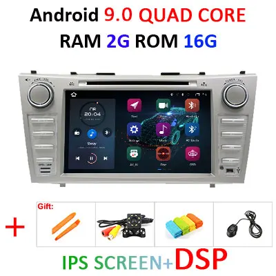 DSP ips 4G ram 64G rom Android 9,0 AV выход автомобильный dvd-плеер для Toyota Camry 2007 2008 2009 2010 gps-навигация, радио, стерео - Цвет: 9.0 2G 16G DSP
