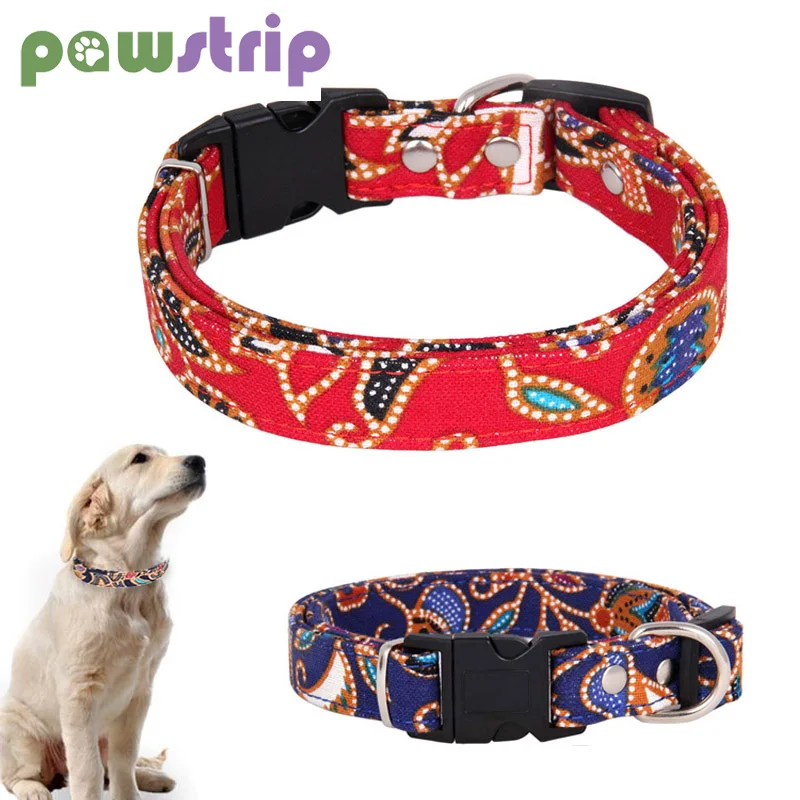 Ошейник для собак поводок с принтом кошки пластиковая пряжка ошейник щенков