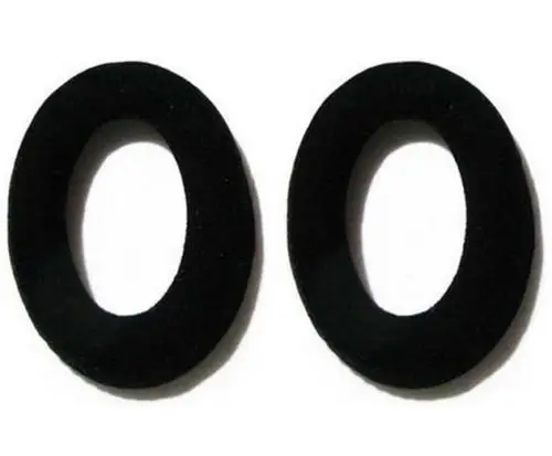 earpads black 1 пара сменных поролоновые насадки для наушников Чехлы для подушек подушечки для наушников Sennheiser HD515 HD555 HD595 HD518 HD598 наушники с повязкой на голову - Цвет: earpads black