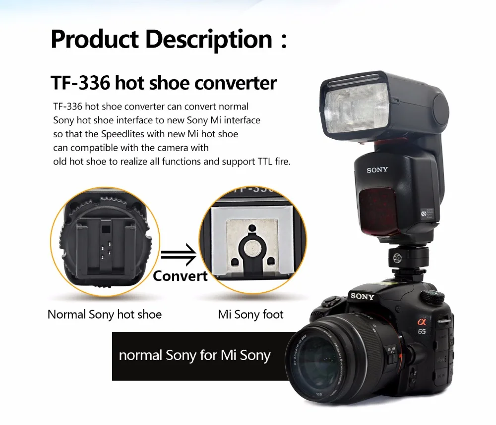 Pixel X800S Стандартный S1/S2 ttl вспышка для фотокамер Speedlite HSS 1/8000 s Wireles Вспышка Speedlite+ TF-336 адаптер на Горячий башмак для работы с персональными компьютерами, Порты и разъёмы для sony и цифровых зеркальных камер