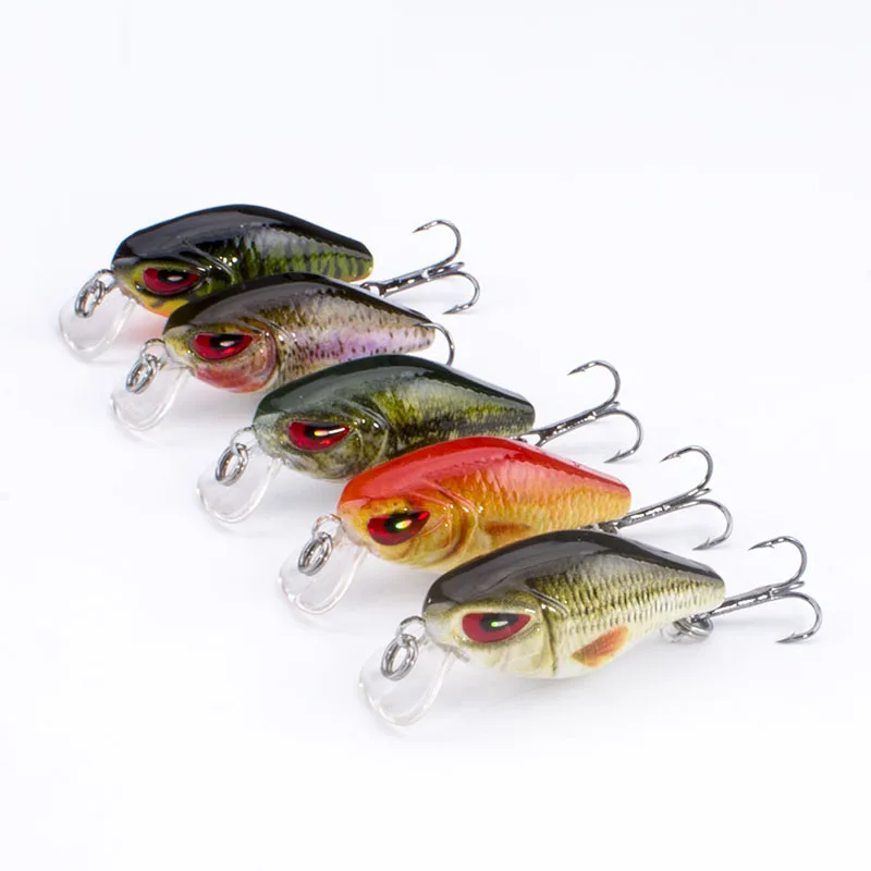 SEALURER Mini Crankbaits 3 5 см 2 г плавающий Воблер для рыбалки гольян приманки из пластика ABS